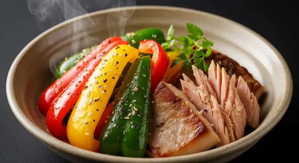 無限ピーマン風!ツナ缶とピーマンの絶品レンジ和え