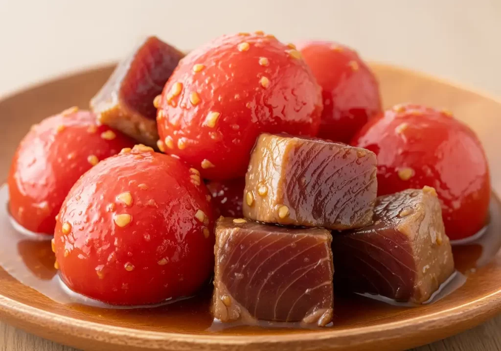 トマトとツナの和風マリネ