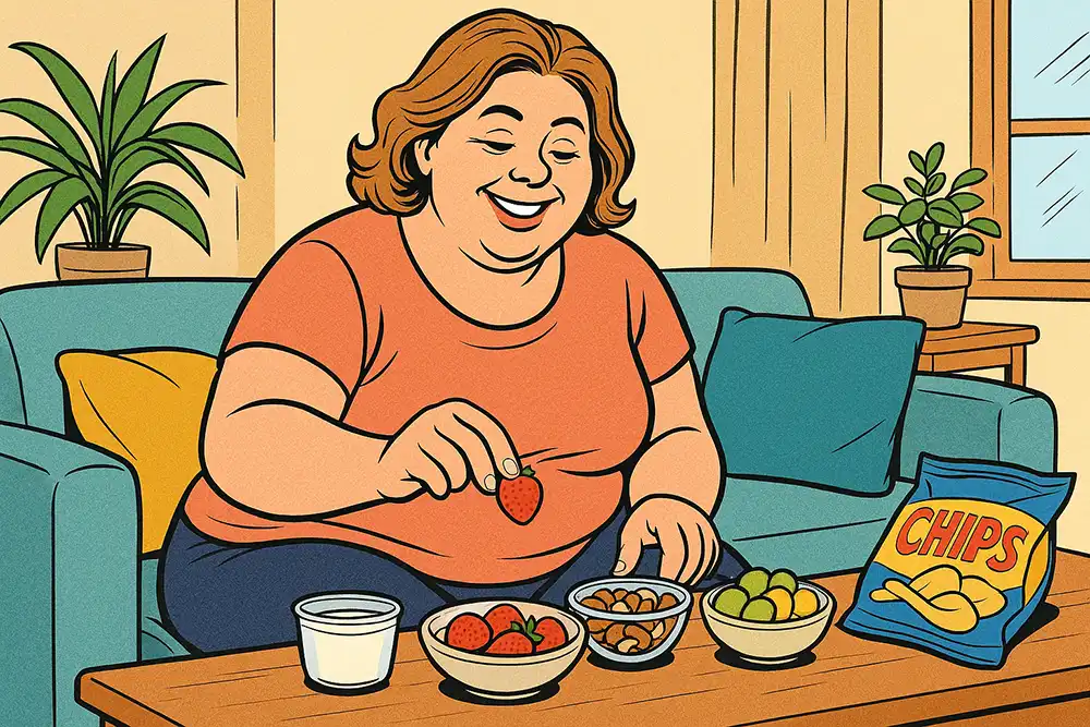 ダイエット中でもおやつを楽しみたい女性