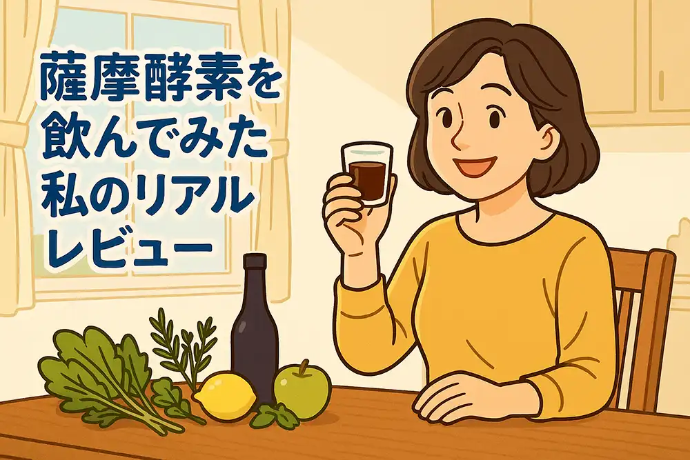 薩摩酵素を飲んでみた私のリアルレビュー