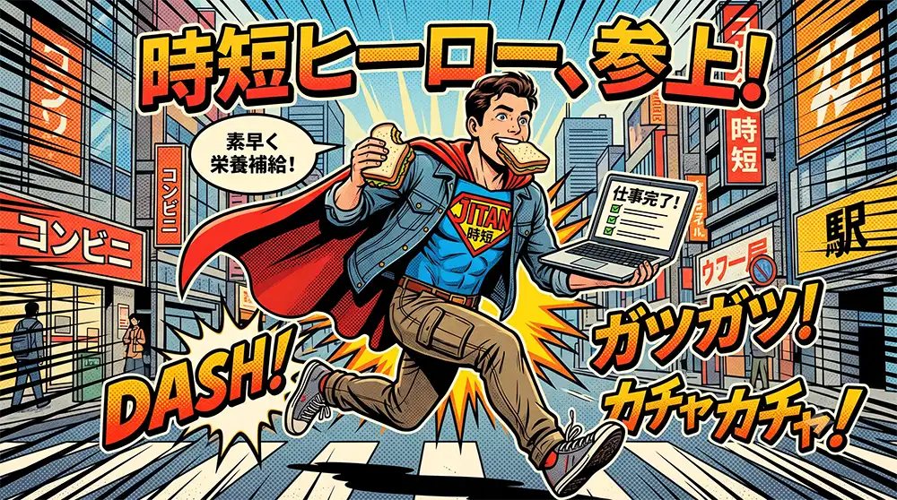 忙しい現代人にとっての圧倒的な「時短」効果